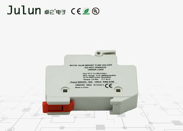 Niederspannungssicherungsklammer 10x38mm der Energieanwendung 1000V Hutschienemontage