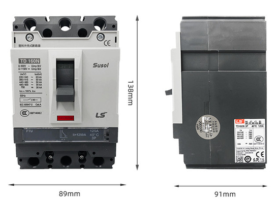 Reihe Isolierungs-Plastik-Shell Power Circuit Breaker Brokens TD TD100N/H/FTU/FMU