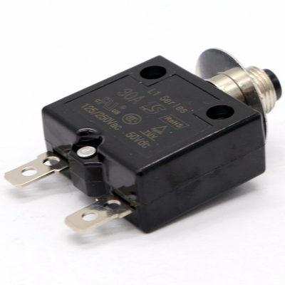 Erhitzen Handrücksteller Knopf-Leistungsschalter 50VDC 5-30A defekten Straßen-Schutz