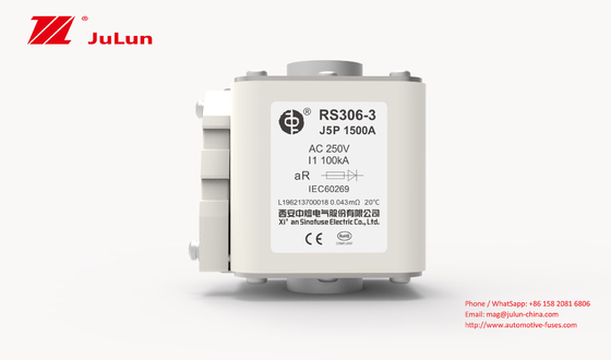Hochdruck-Chip Electric Vehicle Fuse RS306-3-J5P 1500A 250VAC
