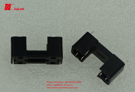 Des PWB-PTF-15 Schwarz-Leiterplatte-Sicherung 10A 250V Montage-Sicherungs-Halter-5X20