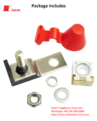 MRBF Endschutzschutzschutzschrank mit Single Stud 5/16'' M8 Kompakter Marine-Batterie-Schutzschutz bis zu 58 V Gleichstrom