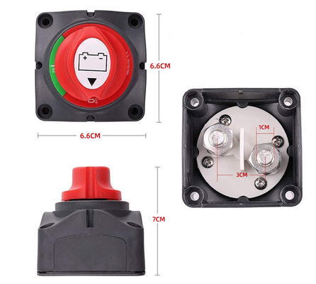 High-Quality-Auto-Batterie-Schalter Auto-Yacht RV Blue Ocean-Serie Batterie-Schalter 9001E Stromschalter