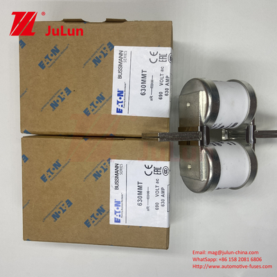 MUSSMANN 690V 630A Keramik Kupfer Automotive Sicherungen 630MMT Twin Flat Plate Bolt Typ Sicherung für den Fahrzeugschutz