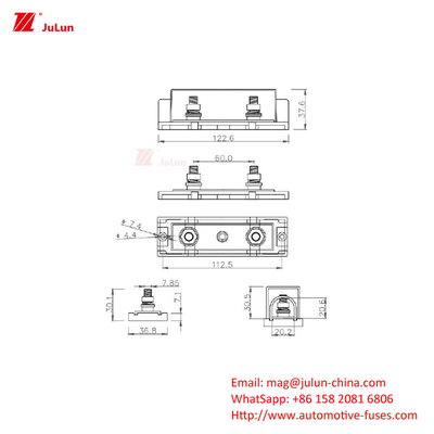 Außendimensional Sicherungshalter / Box Automotive Ersatzteile für Hersteller