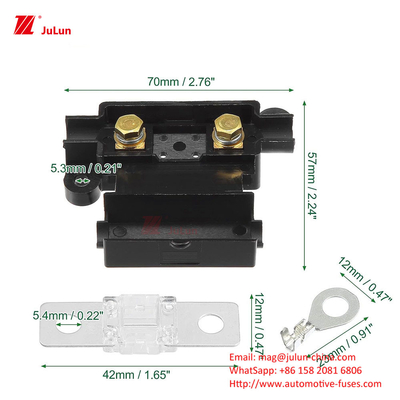 Autoschutz-Nylon-Schutzhalter 32V 30A-500A Nennspannung ANM