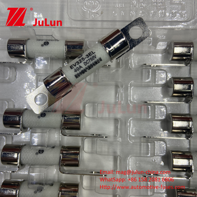 DC750V 10A-100A Boxed EV Fuse für Elektrofahrzeuge Traktionssystem Energiespeicherung 25A 30A 50A EV FUSE
