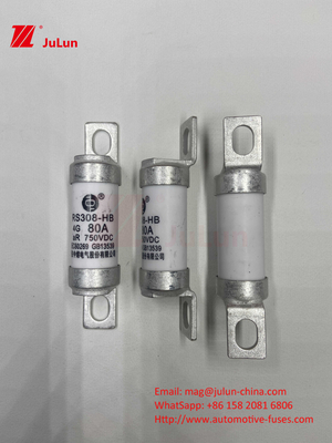 750VDC Keramische Fahrzeugsicherungen RS308 HB 4G Hochtemperatur 10A 20A 25A 30A 40A 50A 63A 80A 100A 750VDC Sicherung