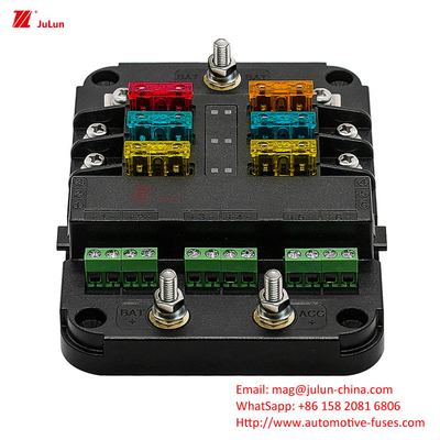 Eu UL Standard Automobil-Schaltkreisbrecher Schrauben Sicherungshalter 32V 30A-500A Nylon Gehäuse