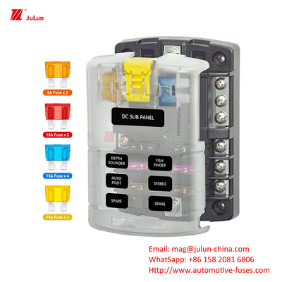 Eu UL Standard Automobil-Schaltkreisbrecher Schrauben Sicherungshalter 32V 30A-500A Nylon Gehäuse