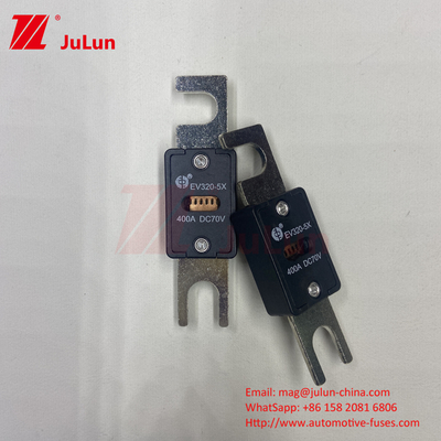 Schwarze Keramik Spannung EV320-5X-200A-N EV Sicherung für Elektrofahrzeuge AC DC Sicherungskiste M6 M8