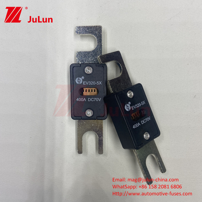EV320-5X-350A-N 70VDC 6kA Keramik Kupfer Elektrofahrzeug Sicherung für die Sicherheit des EV-Traktionssystems