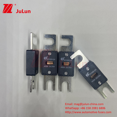 EV320-5X-450A-N 70VDC M6 M8 Portable EV Sicherungen erfüllen die ISO8820-5-Norm für Automobilantrieb und elektrische Systeme