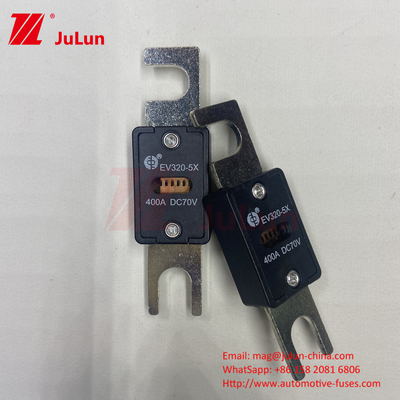 EV320-5X-450A-N 70VDC M6 M8 Portable EV Sicherungen erfüllen die ISO8820-5-Norm für Automobilantrieb und elektrische Systeme