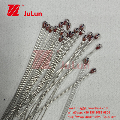 R25=5K 1% MF52B Emalierter Draht Kleiner Thermistor mit Schwarzkopf 10K50K100K Smart Water Cup Ladebank