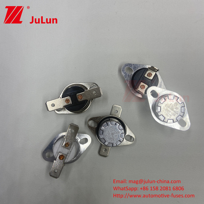 KSD301 Thermistor-Temperatursensor Normaler offener Kontakt Typ 10A 250V Schaltkreis Widerstand≤50mΩ Produkt