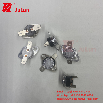KSD301 Thermistor-Temperatursensor Kein Ausfall Blindend Normalzustand ≥100000 Mal Lebenszyklus 92°C