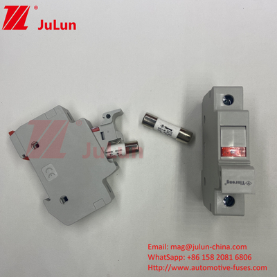 Solar Pv Fuse Din Rail Solar Sicherung Halter für Photovoltaik-Inverter Inline Sicherung Zylindrische Sicherung Halter