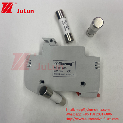 PV-30 CE TUV 10*38mm Dc 6A 8A 10A 12A 15A 20A 25A 32A PV Solar Dc 1000V Sicherung mit Sicherungshalter