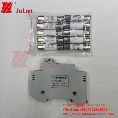 1000VDC-1500VDC Solar-PV-Schutzschutzhalter mit Schutzschutz 2 Ampere Schutzschutzschutz Solar-Dc-Zylinderschutzschutzschutzschutzschutz