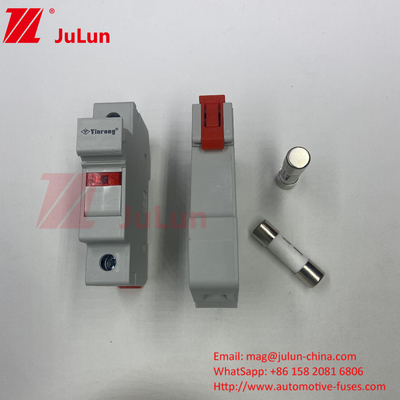 10A-63A Zylindrische Sicherung zum Schutz der Solarenergiesysteme Solar DC 1000V PV Sicherungen 6A 10A 15A 20A 25A 30A Hochspannung