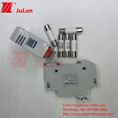 Silber Solar PV Fuse / Din Rail Solar Fuse Halter für Photovoltaik Busboxen
