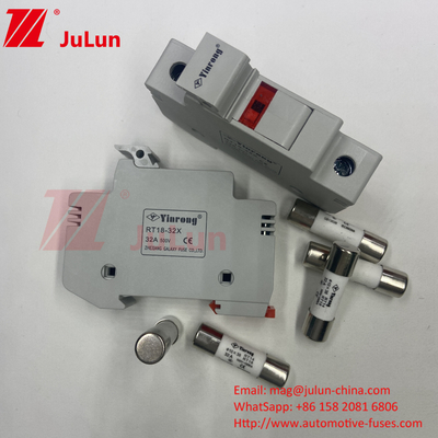 1000V Photovoltaik Sicherungshalter mit 15A 10x38mm Solar PV Sicherung Solar Dc Sicherungshalter 1000v mit Sicherungsverbindungen Billig Preis