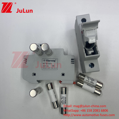 Silber-Element Solar-PV-Sicherung für IEC60269.6 Standard Din Führungs-Sicherungshalter