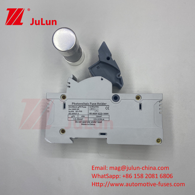 DIN Führungssicherheitshalter 15A 1000VDC mit keramischem Sicherungshalter Design14*85mm 32a 1000VDC Pv Sicherungshalter