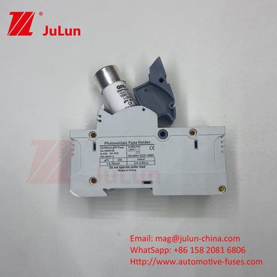 Solar-PV-Schutzschutz für Photovoltaik-Schutzschutzhalter 30 Ampere Rt18-32 10x38 Schutzzentrale Thermische Schutzschutzschutzschutzschutzschutz 16a 220v 10*85mm