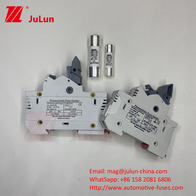 Solarfotovoltaische Sicherungshalter mit keramischer Sicherung für den Photovoltaik-Schutz Sicherungshalter Basis 14x51MM RT18X-63-2P