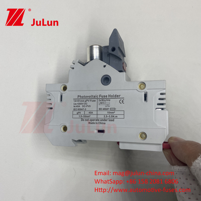 Solar-PV-Sicherung mit Kupfer-Sicherungselement Material RO17 Schnellblas-Keramik DIN Rail Moun 22x58MM Italweber-Sicherung 500V