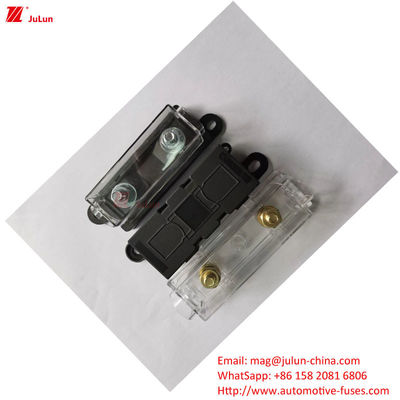 32V DIN Gleis Sicherungshalter 30A-500A EU UL Standard Kupfer Kontakt Kunststoff Gehäuse Bolt Sicherungshalter