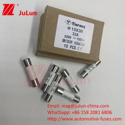 4A AC220V AC380V AC500V AC690V AC800V 1000V Solar PV Sicherungen 10 x 38mm 1000VDC Pv String Sicherungen UL TUV CE RoHS