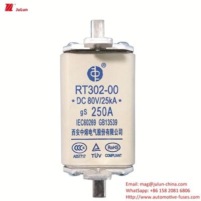 DC80V tragbare Sicherung für Elektrofahrzeuge RT302-00 zum Schutz des Stromsystems