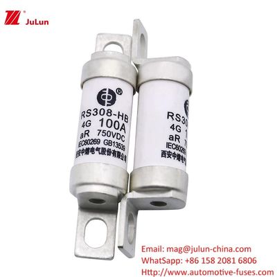DC750V 32A 63A 100A Elektrofahrzeugsicherungen für elektrische Stromsysteme