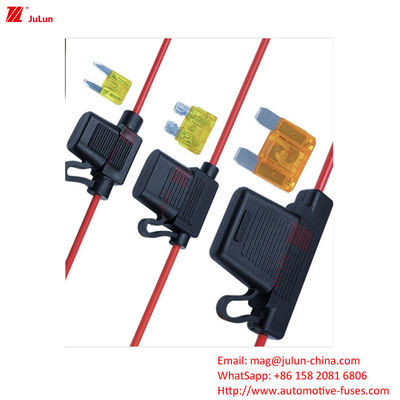 Mittlere, kleine, große Qualität mit bleibendem wasserdichtem Sicherungshalter/Schaltkreislaufschalter Nylon Gehäuse Material Nennspannung 32V Automobil/Elektrofahrzeug/Bus Anwendungen