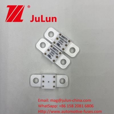 300A 150VDC A202001 SCREW BOLT Montagemethode Einfach zu installieren 20*55mm Keramikfahrzeug Sicherungen mit empfohlenem engen Drehmoment 11-13N·m Für M8