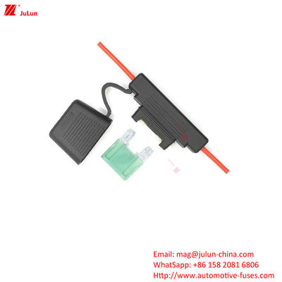 58v PVC Fahrzeug Sicherungshalter Endgeräte Zerspante Messing In Line