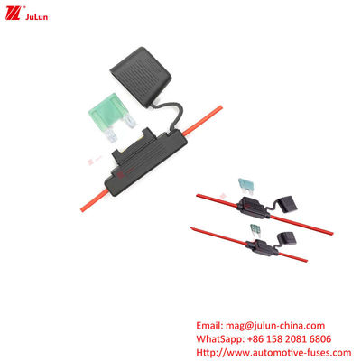 58v PVC Fahrzeug Sicherungshalter Endgeräte Zerspante Messing In Line