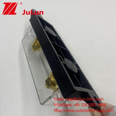 Staubdicht ADL Sicherungshalter Schwarzer Hintergrund Schrauben Nennstrom/ pro Spalte 20A 30A 80A 100A 200A 300A 400A 500A