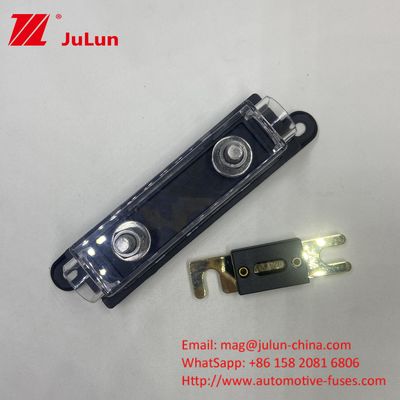ANL Bolt Staubdichtes Design Auto Sicherung Halter Schwarz Blau Transparentes Gold