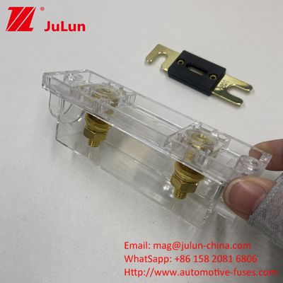Transparent Gold ANL Auto Audio Schraubenschraubhalter