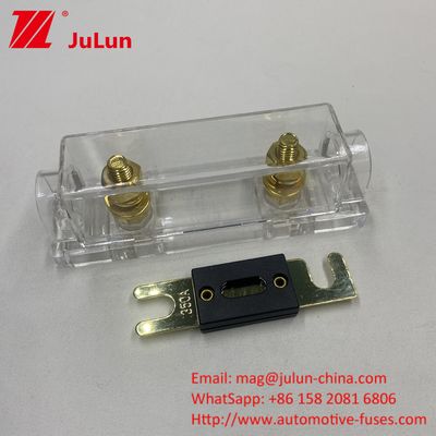 Transparent Gold ANL Auto Audio Schraubenschraubhalter