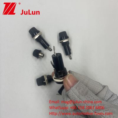 Knopf Typ Auto Sicherung Halter Rohr Steckdose für 6 * 30mm Versicherung Panel Mount