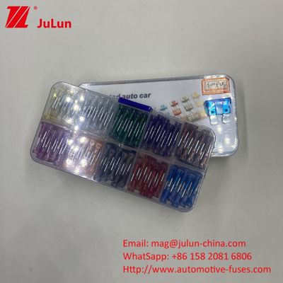 Kraftfahrzeuge Offroad Blade Fuse Boxed 10A 32V Fahrzeug-Schaltkreisbrecher für Automobilelektronik 0337 0237 0899 0999 0299