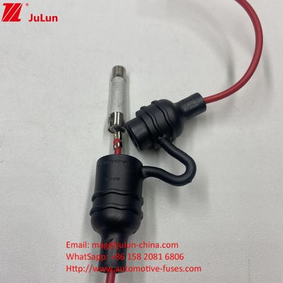 10x38mm 5x20mm 6x30mm Inline Sicherungshalter Wasserdicht Außenstaubdicht PA66 Gehäuse für Straßenlicht Bühnenbeleuchtung
