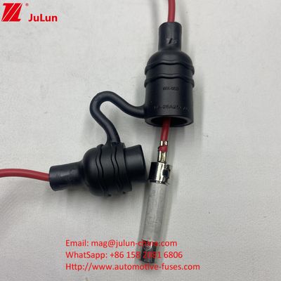 Mit UL-Drahtkabel IP68 wasserdicht Inline Sicherungshalter Sicherungskomponenten für 5*20 6*32mm Glaskeramik Sicherungen