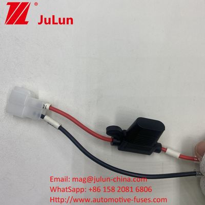 Batterie Sicherungshalter Anschluss Verlängerung Kabel Draht Gurt Anschluss mit rotem 2-Pin-Anschluss für Kinder 12V Ride-On Truck Elektro ATV Ebike