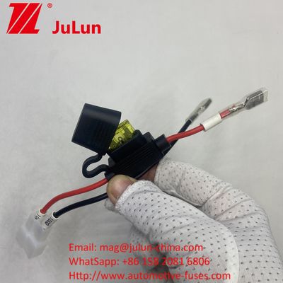 Batterie Sicherungshalter Anschluss Verlängerung Kabel Draht Gurt Anschluss mit rotem 2-Pin-Anschluss für Kinder 12V Ride-On Truck Elektro ATV Ebike